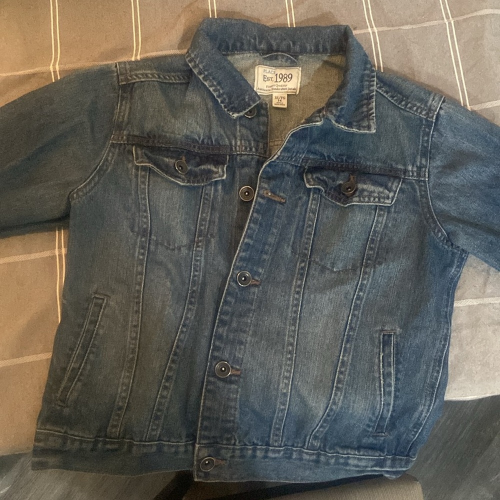 BNWOT, Children’s Place, girls denim jacket, size 14. - Picture 2 of 5